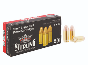 Sterling 9x19 mm Luger FMJ