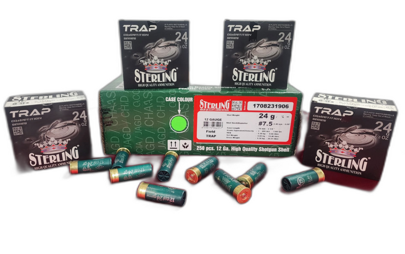 Sterling 12GA 24GR #7.5 Trap load  (IN STORE ONLY-ASK FOR SPECIAL PRICE FOR BULK PURCHASE)